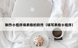 怒江制作小程序填表格的软件（填写表格小程序）